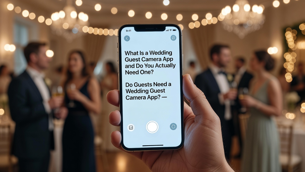 What Is a Wedding Guest Camera App and Do You Actually Need One?