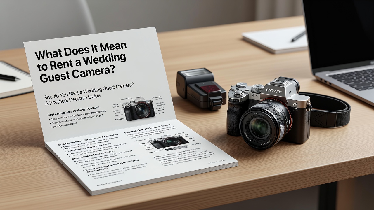 What Does It Mean to Rent a Wedding Guest Camera?
